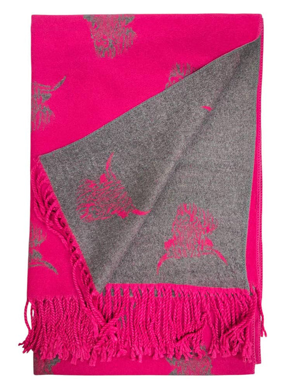 Highland Cow Scottish Scarf