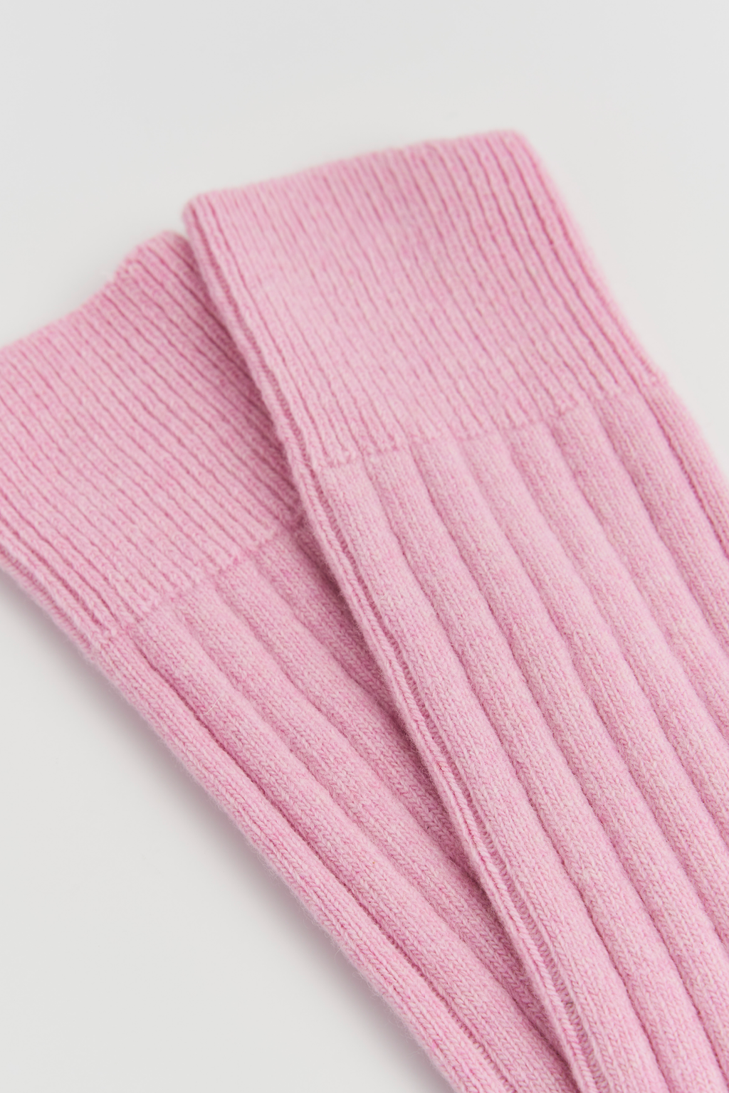Sugar Pink Merino Bed Socks: Pink