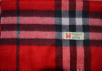 Scottish Tartan Scarf Red, Black, White Tartan 