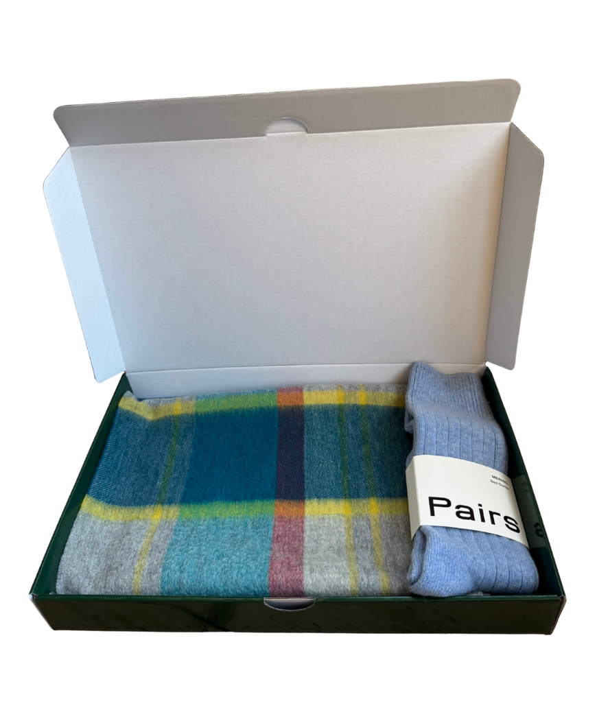 Snuggle Box Scottish Gift Hamper Blue 