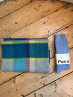 Snuggle Box Scottish Gift Hamper Blue - inside the box 